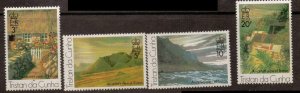 TRISTAN DA CUNHA SG207/10 1976 PAINTINGS BY ROLAND SVENSSON MNH