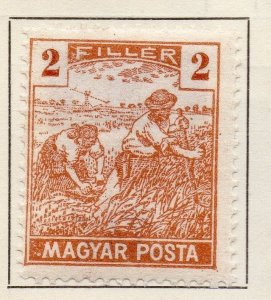 Hungary 1919 Early Issue Fine Mint Hinged 2f. 141233