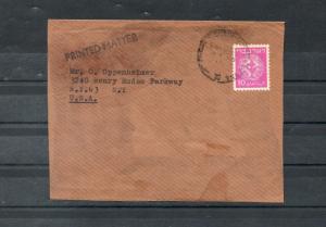 Israel Scott #3 Printed Matter Surface rate Cover to the United States!!