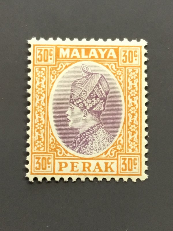 Malaya - Perak 78 F-VF MHR. Scott $ 5.00