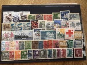 Sweden mounted mint or used stamps  A12386