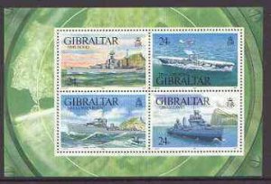 Gibraltar 1993 Warships of Second World War #1 perf m/she...