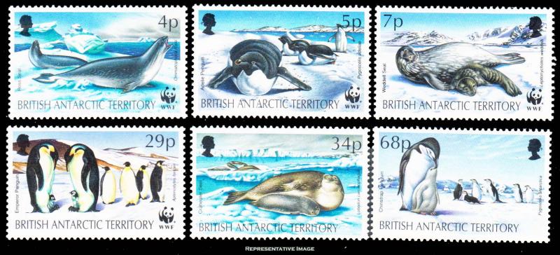 British Antarctic Territory Scott 192-197 Mint never hinged.