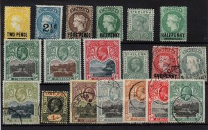 St Helena QV-KGV good mint & used collection WS33381