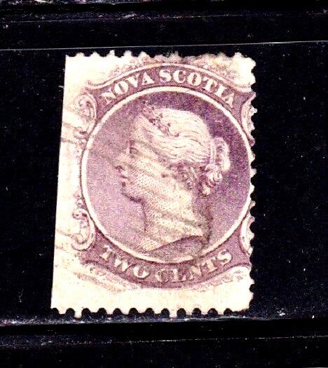 Nova Scotia stamp #9, used, CV $12.50