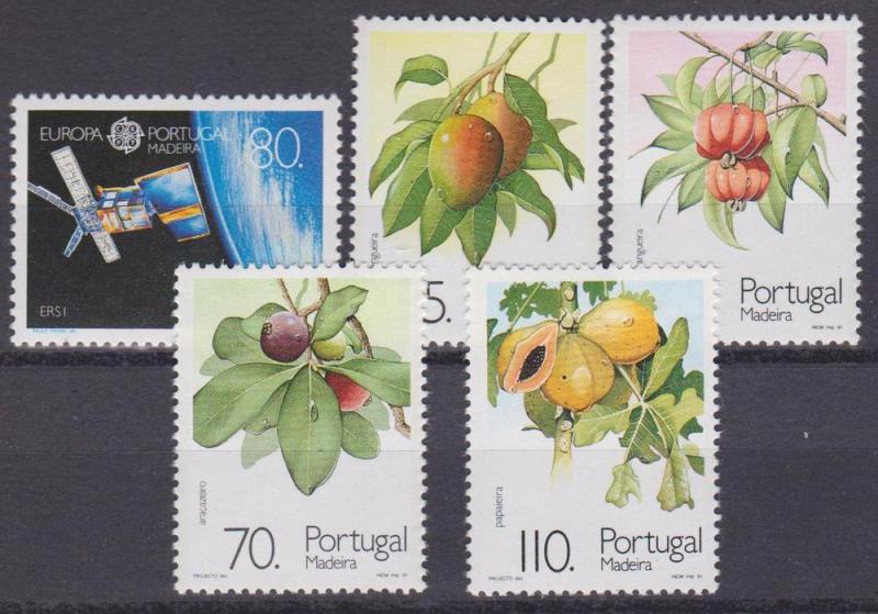 Portugal- Madeira #151, 153-6  MNH VF CV $5.60 (31863)  