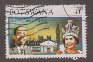 Botswana 179 Pres. Seretse Khama and Elizabeth II 1977