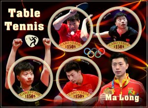 Stamps.Sports. Table Tennis 2020 year, 1+1 sheets  perforated  NEW