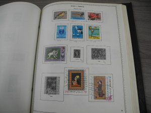 PERSIA, Fantastic Stamp Collection mounted/partially glued in a Minkus