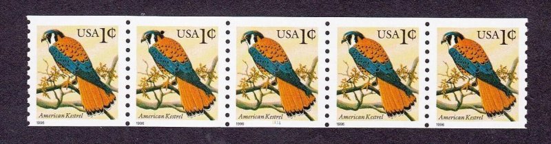 PNC5 1c Kestrel 1111 YMCB US 3044a MNH F-VF Dim Tag (Normal)