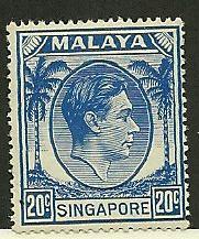 Singapore # 13, Mint  Hinged