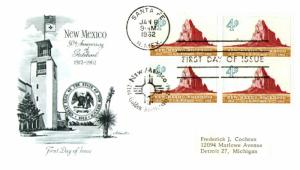 #1191 New Mexico Statehood   - Artmaster Cachet MS19