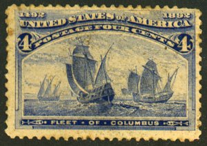 U.S. #233 MINT OG LH