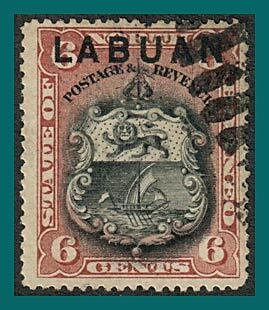 Labuan 1894 Arms, p15, cancelled  #53,SG67