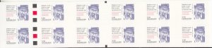 Denmark 2010 MNH Sc 1502b 5.50k Dan Turell, writer Booklet of 12