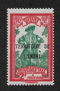 ININI 1932,Postage Due 2fr,Sc # J8,VF Mint Hinged*OG (RN-4)