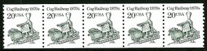 Sc 2463  20¢ Cog Railway PNC/5, Plate #1, MNH