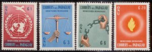 Paraguay 1960 SC# 565-68 MNH-OG E33