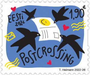 Estonia 2022 MNH Stamps Scott 989 Postcrossing Birds Post