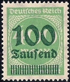 Germany #254  100th M Num M OG NH EGRADED SUPERB 98 XXF  