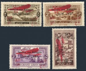 Lebanon CB1-CB4,MNH.Michel 91-94. Airplane.The relief of refugees.1926.