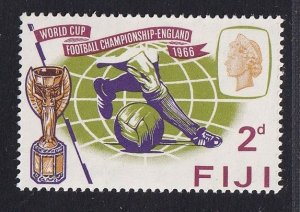 Fiji #219 MNH 1966  world cup soccer  2p