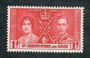 St. Kitts & Nevis #76 Mint Hinged single