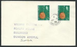 MONTSERRAT 1969 cover ST JOHNS village cds.................................46159