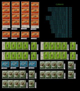 Liquidation:  San Marino 831 total stamps ~ Lot 96