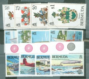 Bermuda #433-444  Single (Complete Set)