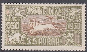 Iceland #C6, MNH, CV $120.00