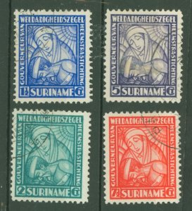 Surinam #B4-B7 Used Single (Complete Set)