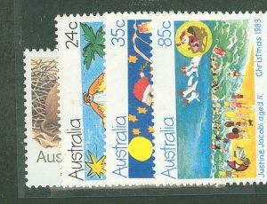 Australia  #794/882-4  Single (Complete Set)