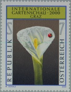 Austria 2000 MNH Stamps Scott 1809 Flowers Insects Ladybird