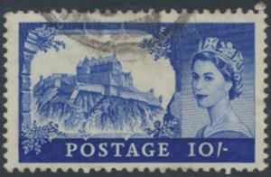 GB  SG 597a  SC# 373 Used * Brt Ultramarine see details & scans