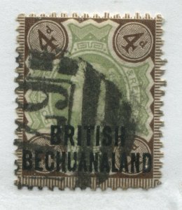 Bechuanaland QV 1897 overprinted 4d used