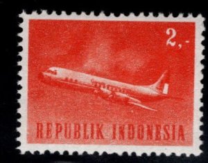 Indonesia Scott 629 MH* Lockheed Electra stamp