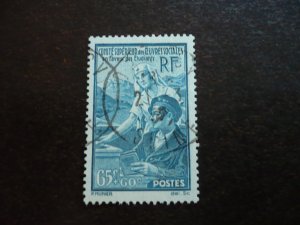 Stamps - France - Scott# B78 - Used Set of 1 Stamp