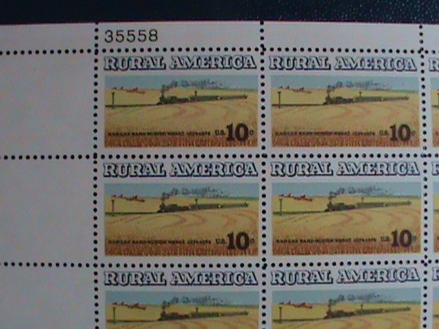 ​UNITED STATES-1974 -SC#1506-CENTENARY-RURAL AMERICA-WHEAT FIELDS & TRAIN -MNH