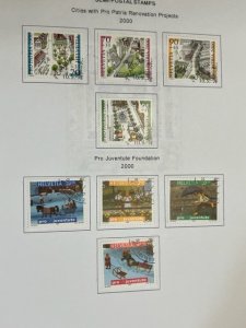 Switzerland collection semi-postals 2000-2003 used