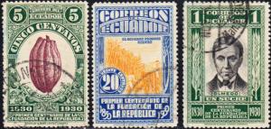 Ecuador #304-316 Used Set