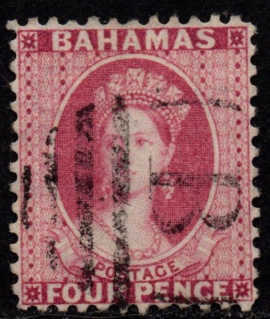 $Bahamas Sc#25 used, VF, wmk 2, perf 12, Cv. $60