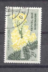 Gabon 1961 Flowers, used     AE.165