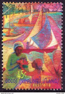 COCOS (KEELING) ISLANDS 1999 QEII 45c Multicoloured, Hari Raya Puasa Festival FU