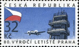 Czech Republic 2017 MNH Stamps Scott 3701 Aviation Airport Airplane