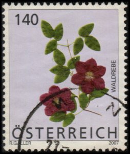 Austria 2101 - Used - 140c Clematis (2007) (cv $3.25)