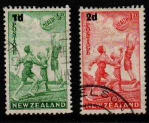 NEW ZEALAND SG611/2 1939 HEALTH STAMPS  USED