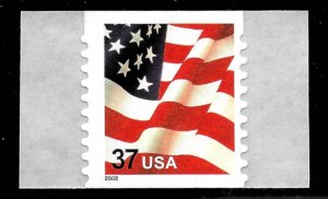 Sc 3632  37¢ Waving Flag Single, MNH