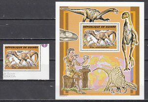 Guinea, 2006 issue. Scout & Dinosaur s/sheet #2.