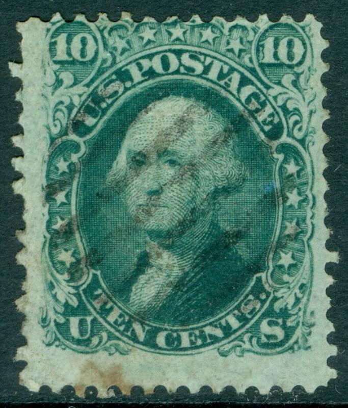 EDW1949SELL : USA 1868 Scott #96 Used. Fresh. PSAG Cert. Cat $250.